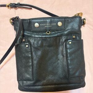 Marc by Marc Jacobs Dark Leather Crossbody Bag